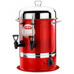 Endüstriyel Çay Otomatı 160 Bardak (Kırmızı)